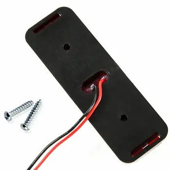 

ABS Base Lights 2pcs 3.9" Side Marker For Boat Trailer Truck Surface 12V