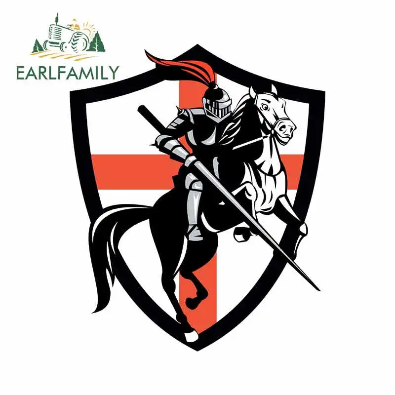 EARLFAMILY 13 см x 10 7 для английского рыцаря верховой езды лошади необычная