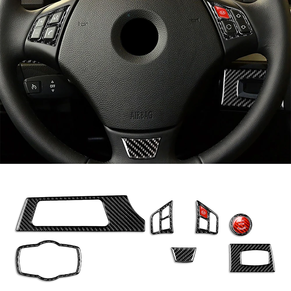 Декоративная наклейка на руль обложку для BMW 3 серии E90 2005 2006-2012 аксессуары