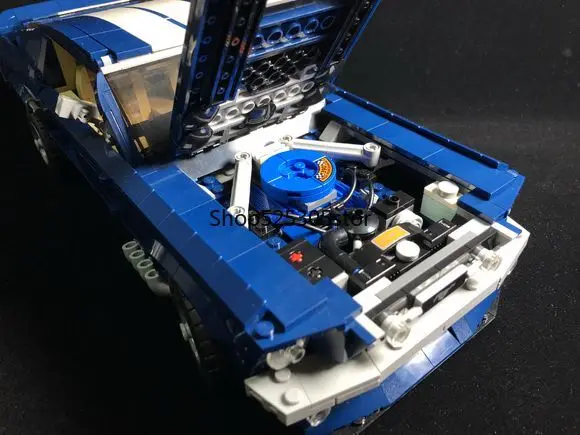 21047 Creator Forded Mustanged Американский мускул автомобиль набор 1648 шт. кирпичи Модели Строительные наборы блоки совместимый создатель 10265