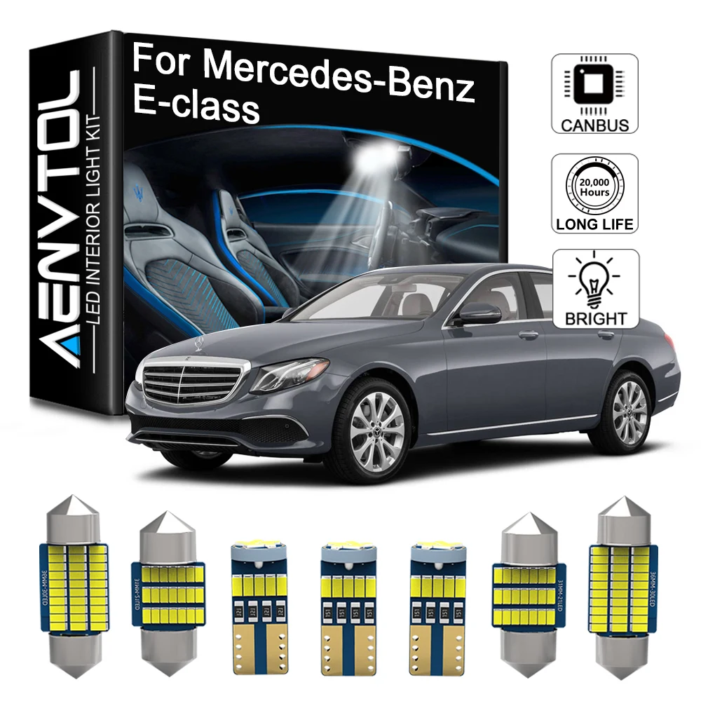 AENVTOL For Mercedes Benz E class W124 W210 W211 W212 W213 S124 S210 S211 S212 S213 C207 A207 Canbus LED Interior Light | Автомобили и