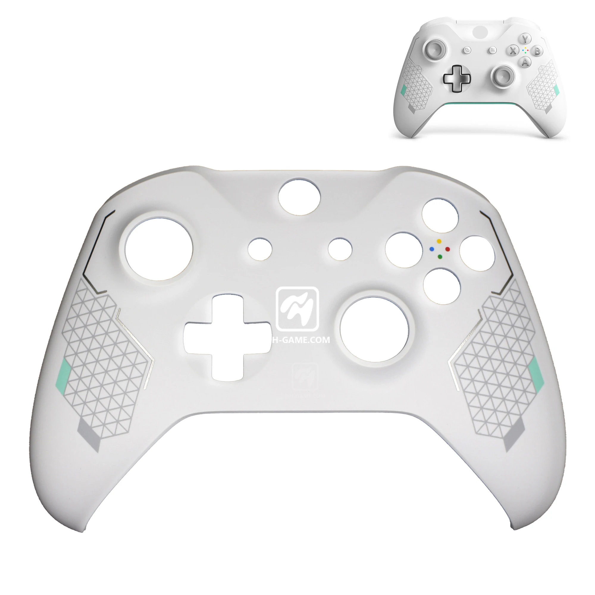 Sport White Сменный Корпус для xbox ONE S геймпад пластиковый передний верхний чехол для xbox One X Тонкий контроллер - Цвет: Sport White