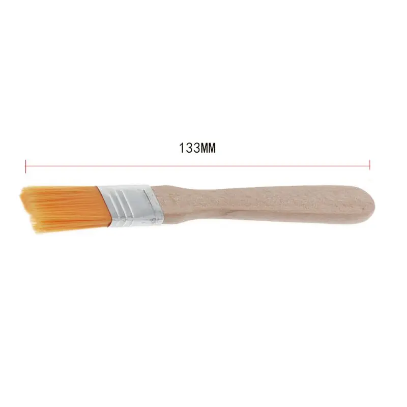 10Pcs High Quality Wooden Handle Brush, Nylon Bristles Welding Cleaning Tools For Solder Flux Paste Residue Keyboard PC 6