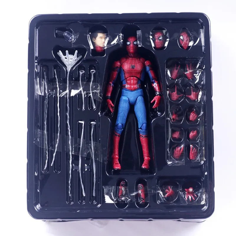 Мстители Человек-паук: игрушки для выпускного вечера удивительная детская игрушка высокое качество ПВХ Взрослый Рождественский подарок ручная кукла 16 см