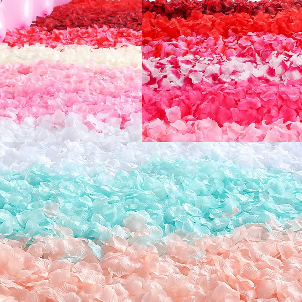 100 шт./упак. 5*5 см искусственные цветы для свадьбы моделирование Роза брак