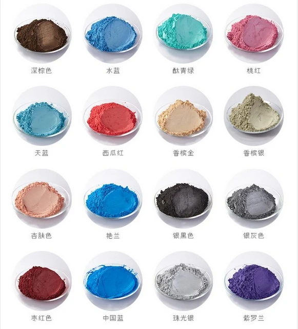 Natural Mineral Mica Powder DIY For Soap Colorant Shimmer Metallic  Eyeshadow Skin Care Makeup Making Epoxy Resin Dye Powder 50g - AliExpress