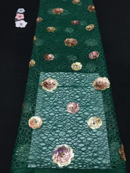 

African Lace Fabric 2019 High Quality Nigerian Lace Material French Tulle Net Swiss Embroidery Manufacturer Wholesale FJYU11