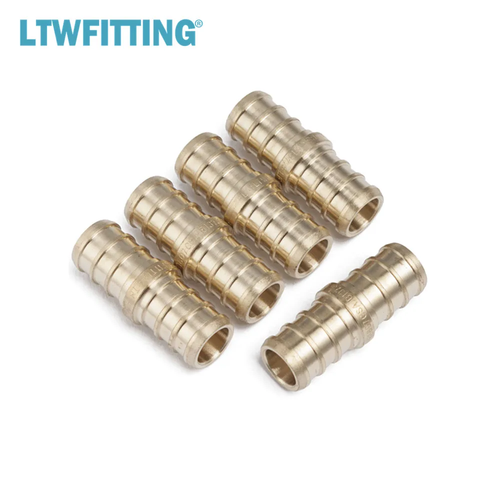 Латунный обжимной фитинг LTWFITTING PEX 1/2 дюйма бессвинцовая муфта PEX|crimp fitting|brass fittingspex