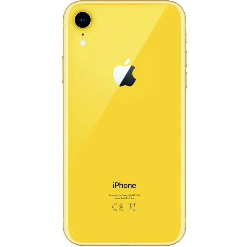 Смартфон Apple iPhone XR MRYF2RU/A 128Gb желтый 3G 4G 1Sim 6.1" IPS 828x1792 iOS 12 12Mpix WiFi NFC
