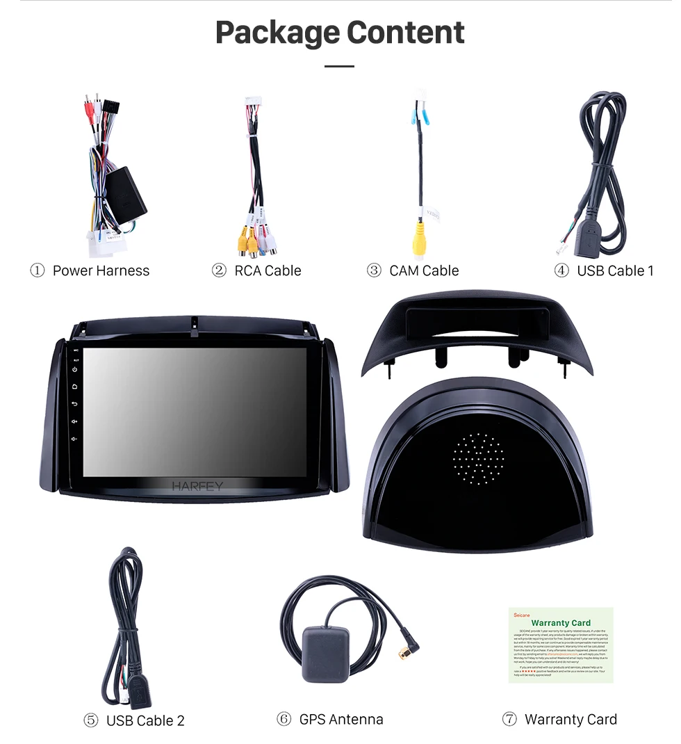 Harfey автомобильный 2Din Navi " Android 8,1 стерео блок для Renault Koleos 2009 2010- gps USB AUX поддержка Carplay DVR OBD цифровой ТВ