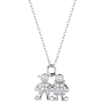 

Fahmi 2020 New Popular 100% 925 Sterling Silver Necklace4-1 High Quality Original Jewellery For Women Party Wedding Gift