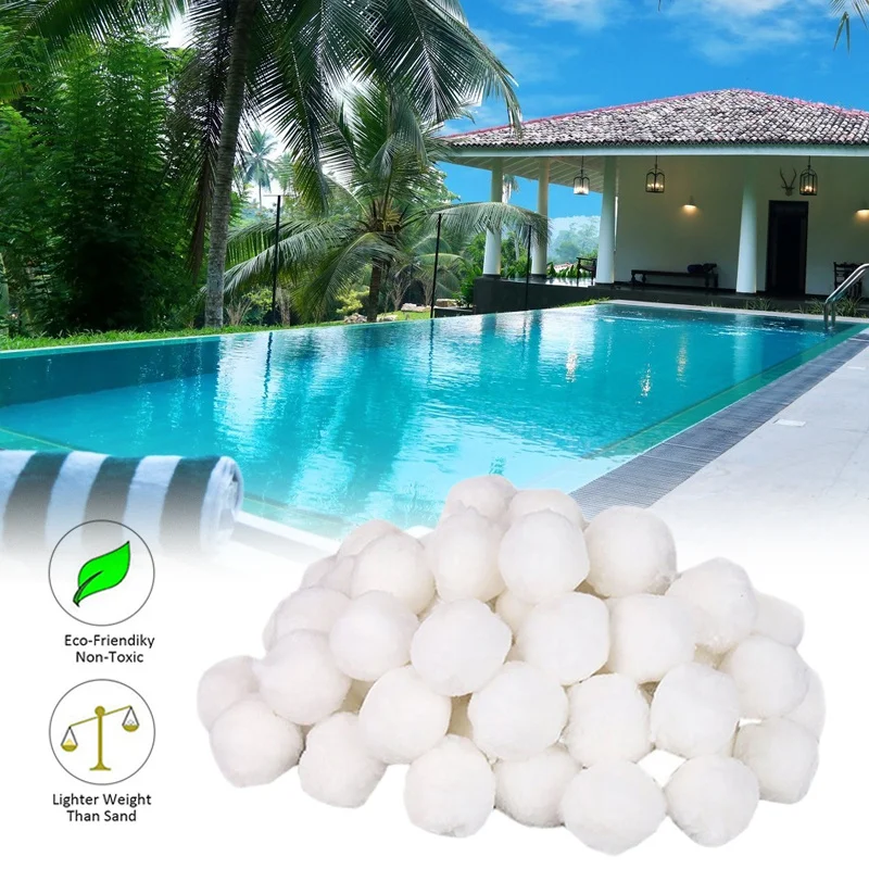

Outdoor Cleaning Equipment Fine Accessories Durable Fiber Ball Filter Professional Pool Light Weight High Strength 200/500/700g