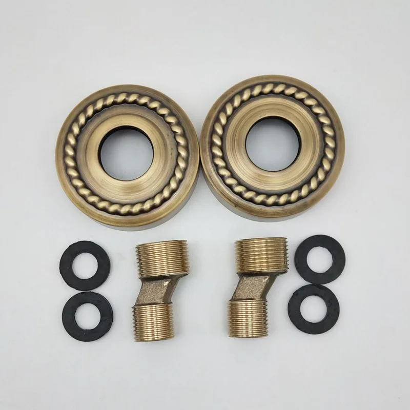 1 Set faucet accessories shower fixing kit water pipe Copper/Stainless steel decorative cover Electroplating Anti rust