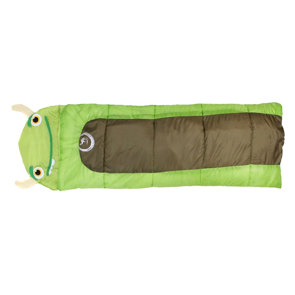 Outdoor Waterproof Camping Sleeping Bag Kids Packable Sleeping Quilt Indoor Playing Blanket with Pillow and Storage Bag