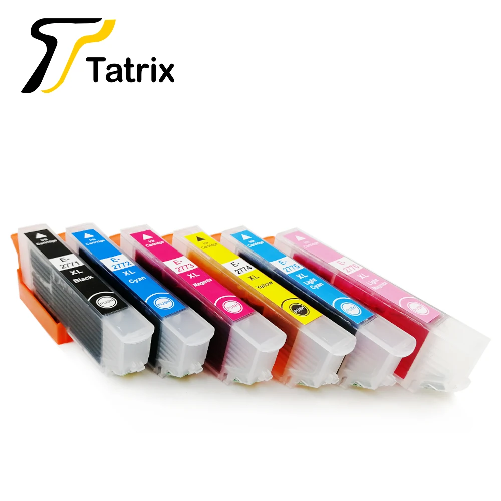 Tatrix для Epson 6PK T2771 T2776 чернильный картридж принтера Expression фото графический планшет