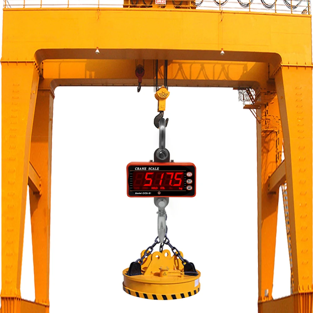 Цифровые Висячие весы OCS-S1, высокоточные 1000 кг 2000LBS электронные весы промышленные сверхмощные крюк весы скидка 38