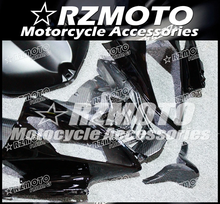 ABS мотоцикл обтекатель комплект для YAMAHA YZF R6 2008- год кузов углеродное волокно краски комплект литья под давлением Магазин № 1812