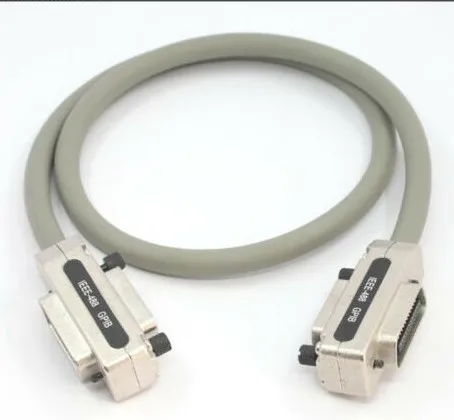 IEEE-488 кабель GPIB линия передачи данных Шнур разъем адаптера Plug And Play W/металлическая бленда