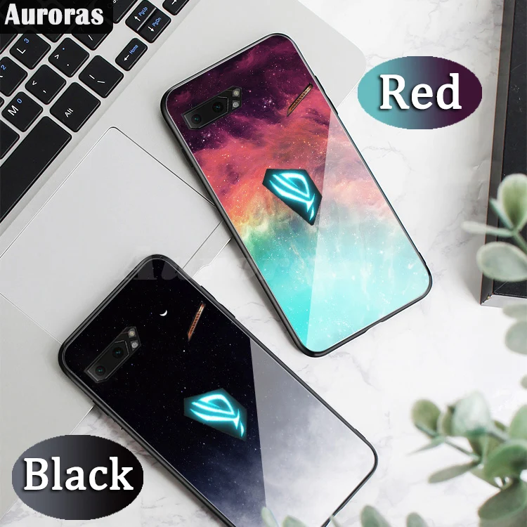 Auroras, стеклянный чехол для ASUS Rog Phone 2, чехол, звездное небо, полная защита для ASUS Rog 2, чехол для телефона