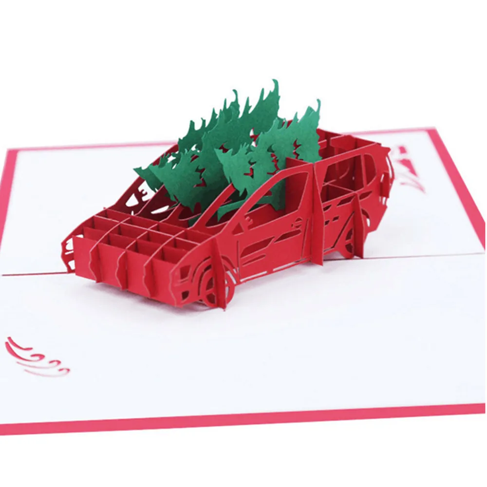 1 шт. 3D всплывающие поздравительные карты с конвертом лазерная резка открытка на день рождения Рождество поздравление Год Вечерние свадебные Декор 28