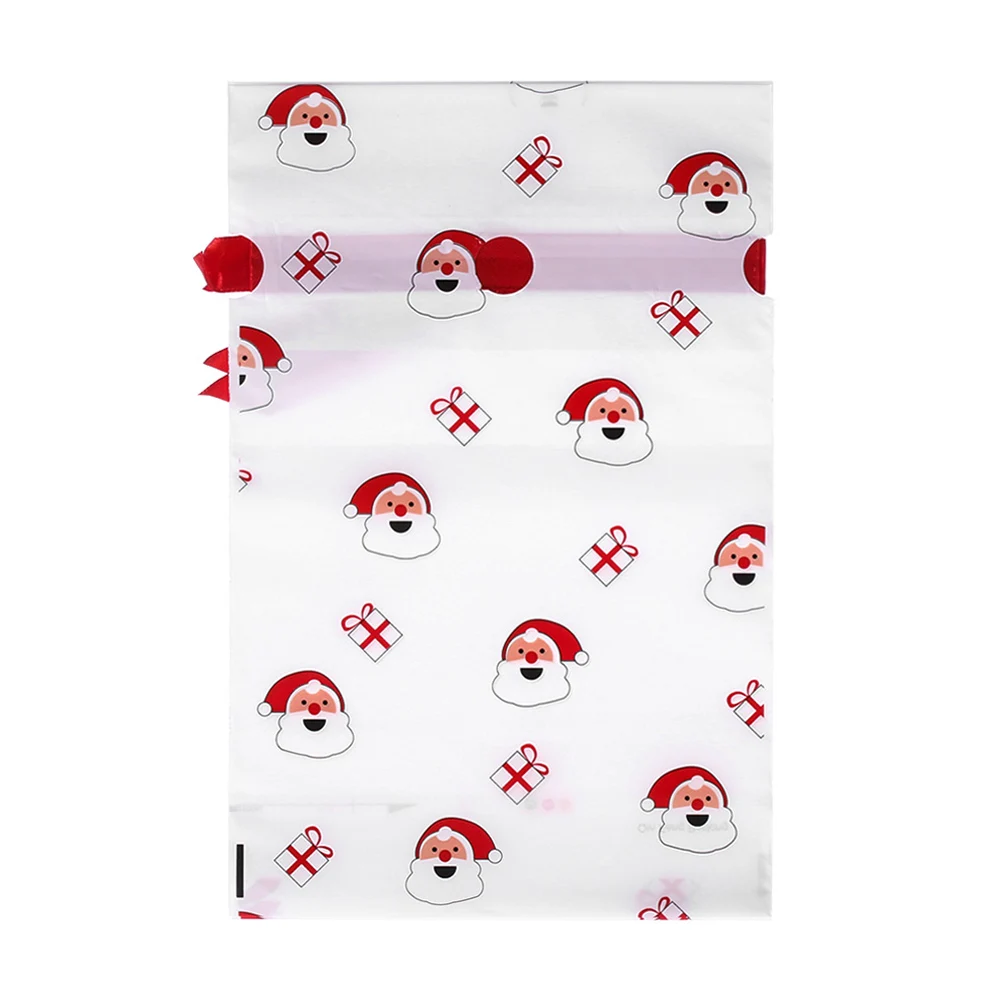 21 -5PCS 1/5 шт. Рождественский подарок сумка мешочек для печенья, конфет в виде снежинок плотная сумка мыло ручной работы сумка-кисет для веселого Рождества Подарки на год - Цвет: 21 -5PCS