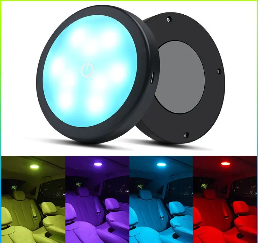 Car Recharge LED Reading Light Magnetic Ceiliing Lamp For LADA SAMARA VESTA GRANTA PRIORA NIVA XRAY KALINA LARGUS | Автомобили и
