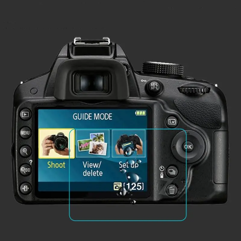 HD lcd защита для экрана камеры Защитная пленка для Nikon D3400 D3300 D3200 D3100 AXYF
