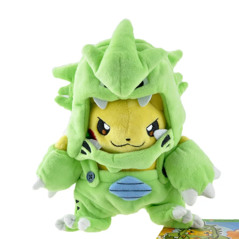 21 см 7 Стили Пикачу Косплей Hydreigon Tyranitar Charizard Snorlax Peluche плюшевые игрушки кукла подарок на день рождения для детей
