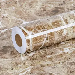 Marble Waterproof Self-Adhesive PVC waterproof  Wall Stickers,  Bathroom, Kitchen Storage Room Furniture Removable Wallpaper