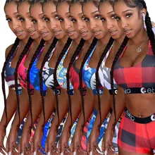 Personalizado conjunto de duas peças sporting running respirável 2 peça calças define roupas das mulheres verão roupas esportivas plus size conjunto curto