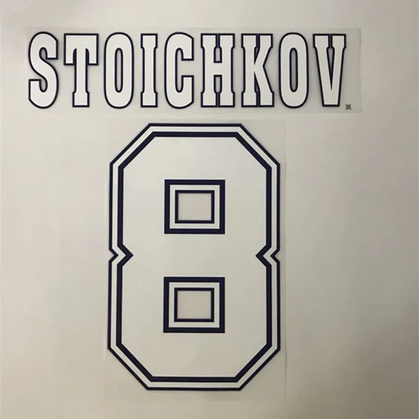 1997-98 RONALDO#9 STOITCHKOV#8 плеер пользовательские namesets футбольные значки патч