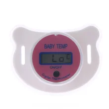  Portable Baby Nipple Thermometer Mouth Digital LCD Display Temp Home Temperature Measuring Tools 32.0C~42.0C Rang Tester 