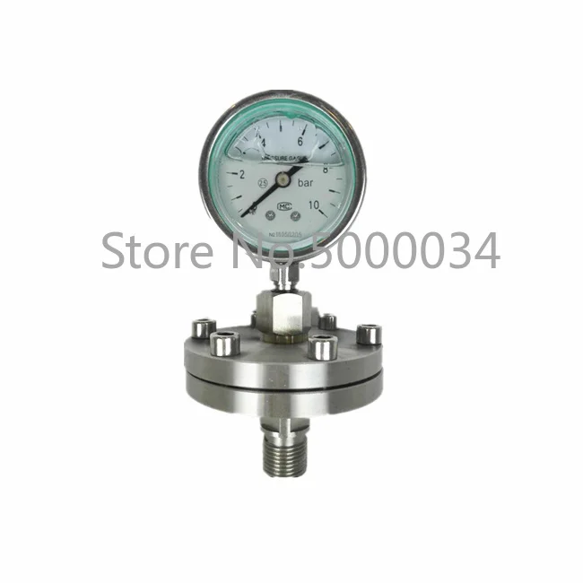 Air Oil Water Mpa Diaphragm Seal Bourdon Tube 300 Bar Pressure Gauge Price Tool Parts Aliexpress
