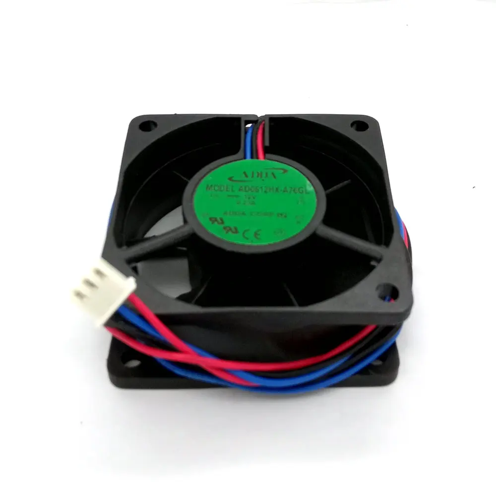 AD0612HX-A76GL DC12V 0.23A ADDA 60x60x25 мм 3 линии Вентилятор охлаждения компьютера