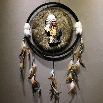 Подвесное винтажное украшение для стен индийские Ловцы снов decoracion habitacion фермерский дом промышленный Декор