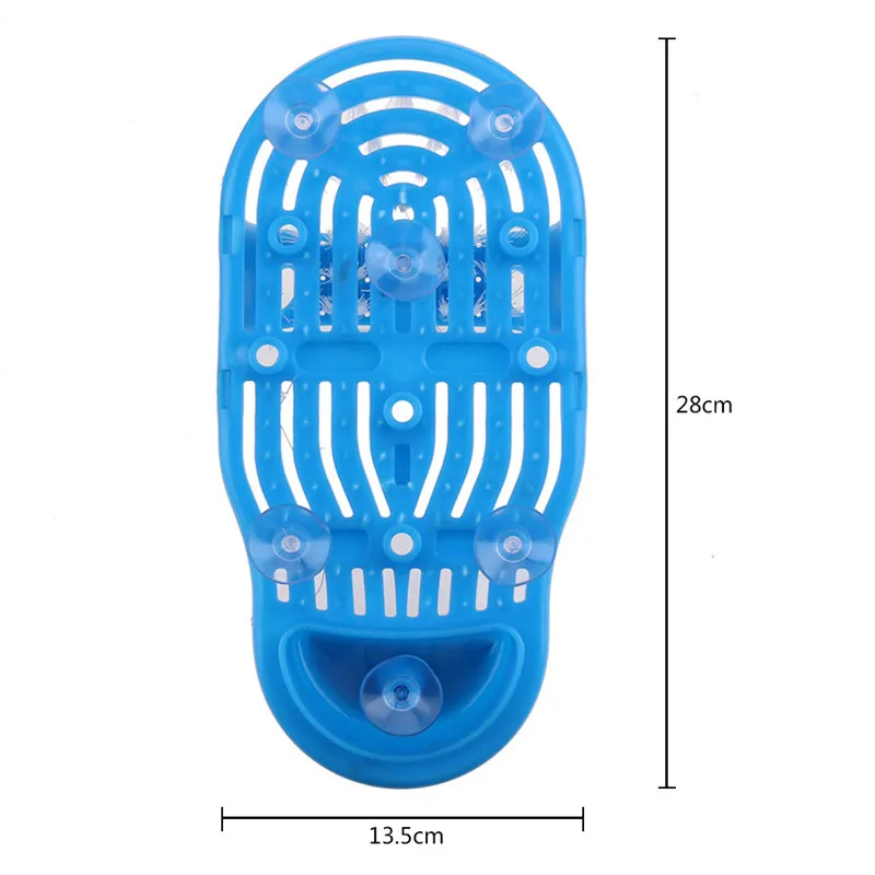 1 шт. креативная пластиковая щетка для ванны для ног многофункциональная в форме тапочка ленивая Ванна обувь-форма d ноги фрикционные средства для мойки ванны