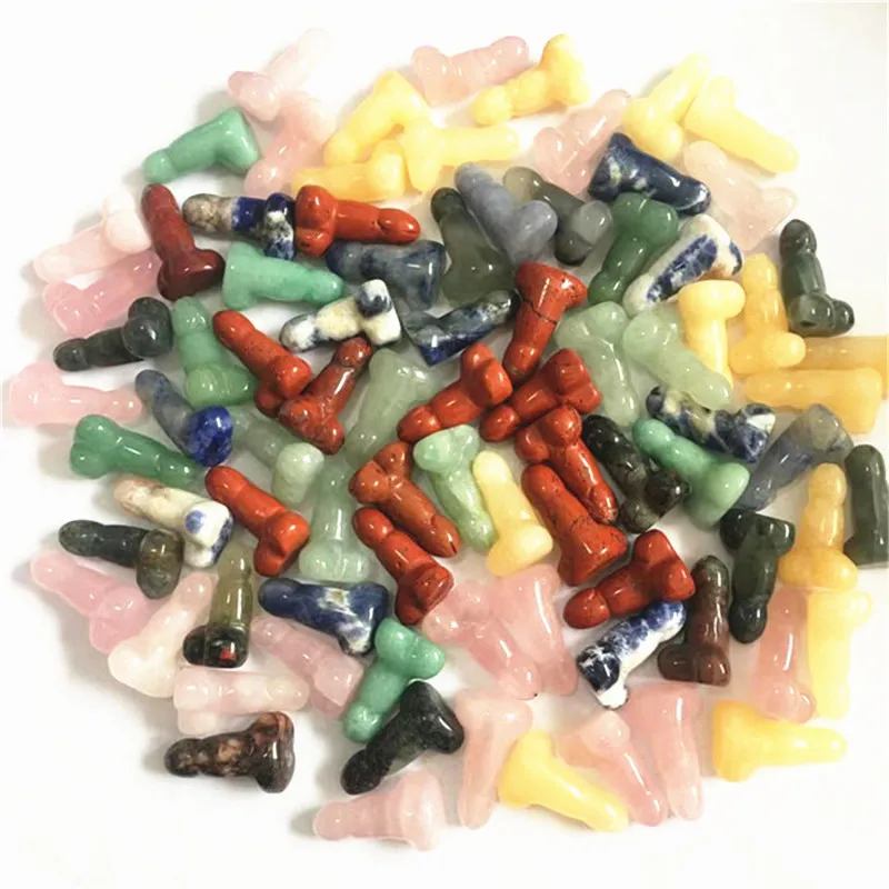 

Mixed Materials Crystal Carvings Natural Carved Gemstone For Healing Reiki