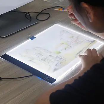 

A4 Drawing Tablet Digital Graphics Pad USB LED Light Box Tracing Copy Board Electronic Art Graphic Painting Writing Table
