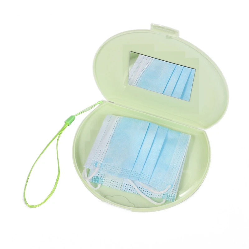 

Mask Storage Box Portable Mask Cover Mask Holder Organizer Face Masks Container Dustproof Mask Case // //