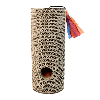 

Cat Scratch Toy Pet Scratch-resistant Cat Toys With Well Ball Corrugated Double-sided Paper Pet Claw Care Cat Toy
