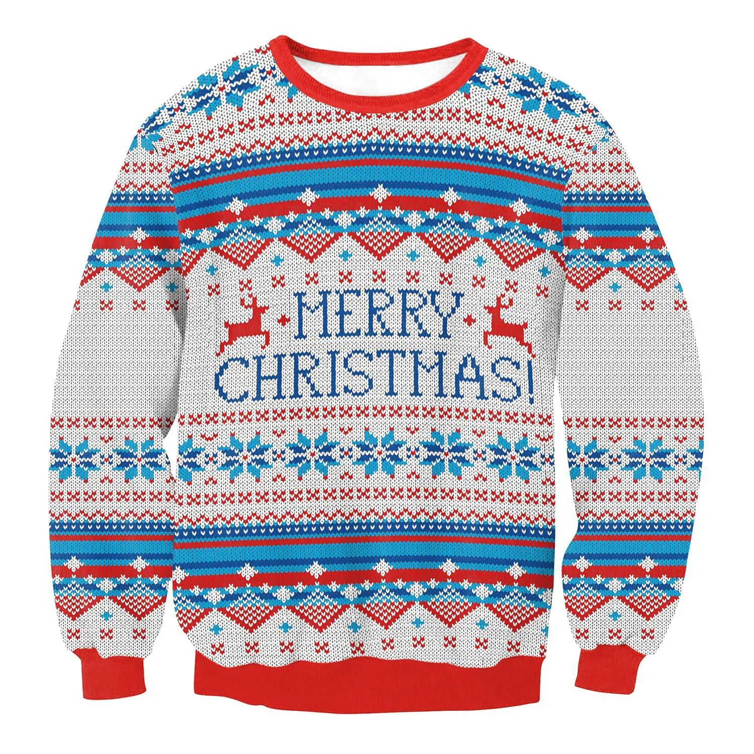 

Women Christmas Sweaters Men Cartoon Santa Graphic Printed Jersey Navidad Funny Casual Pullover Festival Jumper Winter Clothes