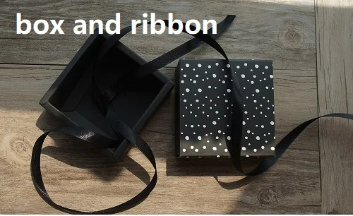 box and ribbon 8,9*8,9*3,5 см черно-белая классическая Смешанная стильная Подарочная коробка для шоколада 10 комплектов конфетных коробок на День святого Валентина DIY ручной работы для использования на свадьбе - Цвет: box and ribbon