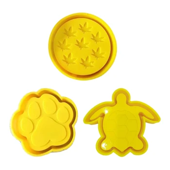 

Crystal Epoxy Coaster Cup Pad Resin Mold Round Potleaf Ashtray Silicone Mould R2LE