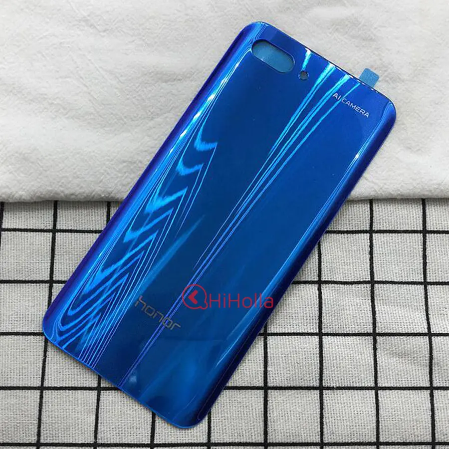 Для Honor 10 Задняя стеклянная крышка батареи Задняя стеклянная дверь корпус для huawei Honor 10 крышка батареи Honor10 задняя панель+ объектив камеры