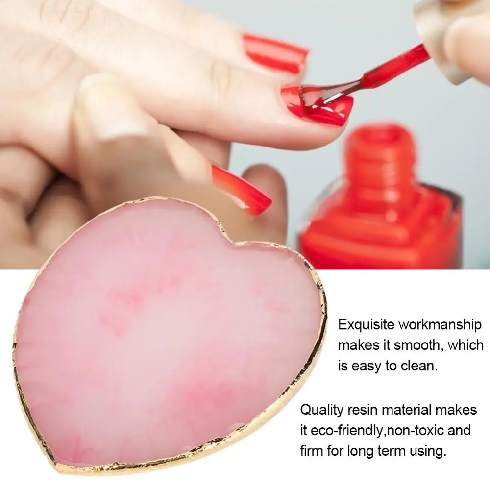 Тонкая камедь сердце Стайлинг ногтей Палитра красочная краска рисунок цветное