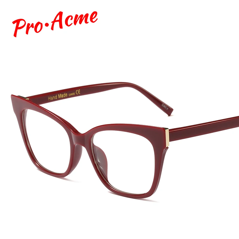 Pro Acme оправа для очков в стиле кошачьи глаза для женщин брендовые дизайнерские женские оптические очки прозрачные очки компьютерные очки UV400 PC1286
