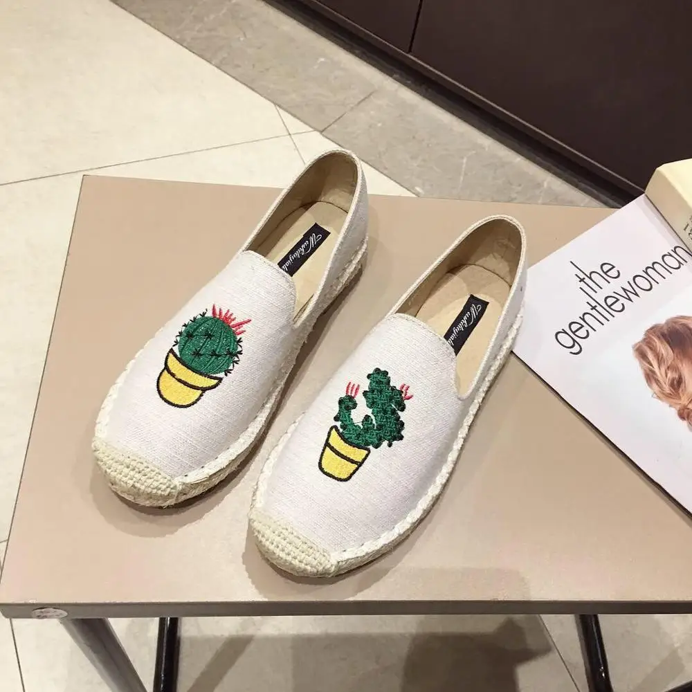 

Summer Shoes Ladies Espadrilles For Women Shallow Mouth 2019 Fashion Women's Casual Female Sneakers Round Toe Slip-on Flats