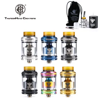 

Original Vape RTA THC Tauren Rta Atomizer 2ml/4.5ml Capacity MTL rta tank with 810 PEI Knurling Single/ Dual Vape Coil Atomizer