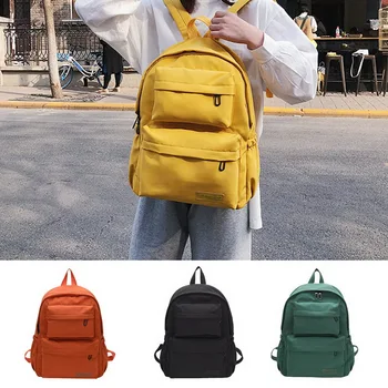 

SHUJIN New Waterproof Nylon Backpack for Women Multi Pocket Travel Backpacks Female School Bag for Teenage Girls Drop-shipping