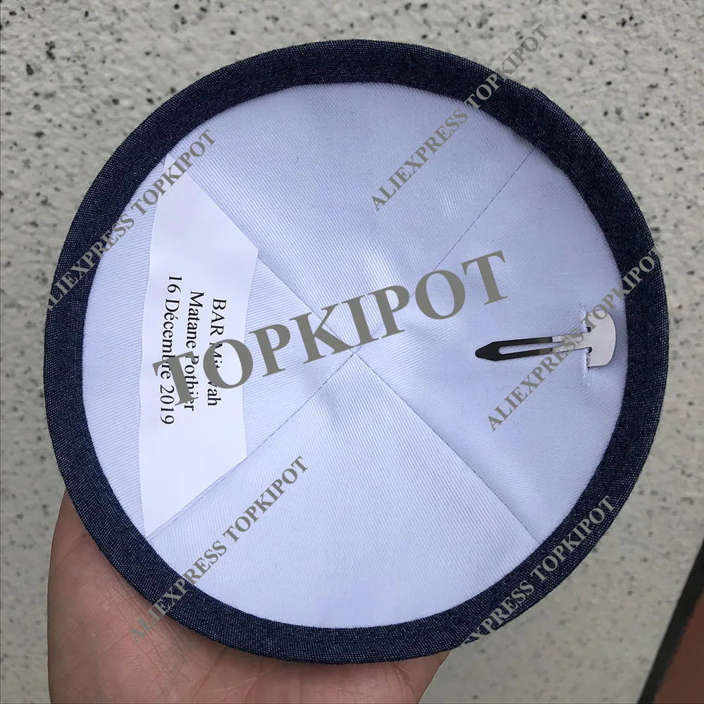 Темно-синие джинсы KIPPOT, текстильные джинсы KIPPA для BRIT MILA, Bar Mitzvah